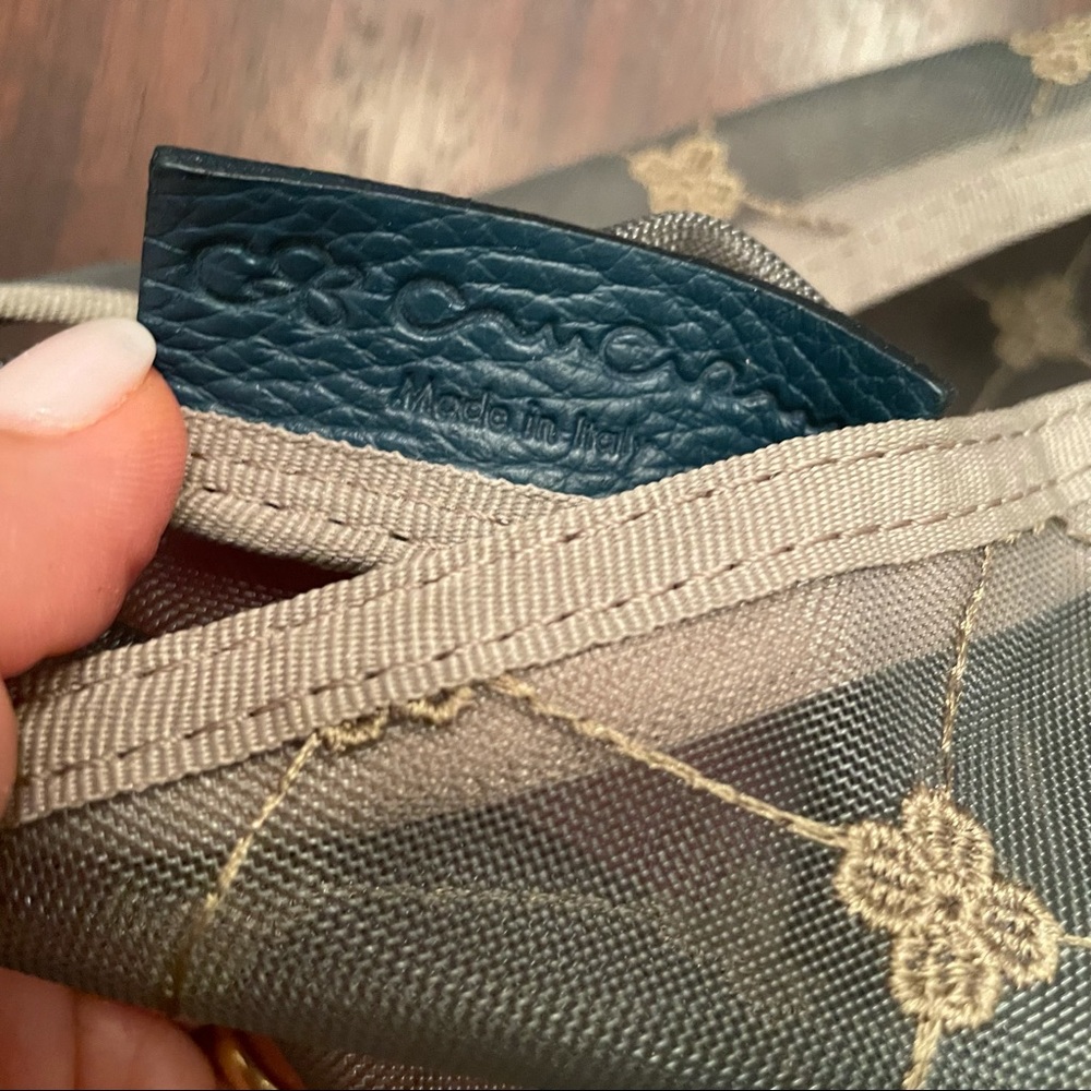 CRUCIANI ITALY mesh clutch NWOT - Picture 5 of 5